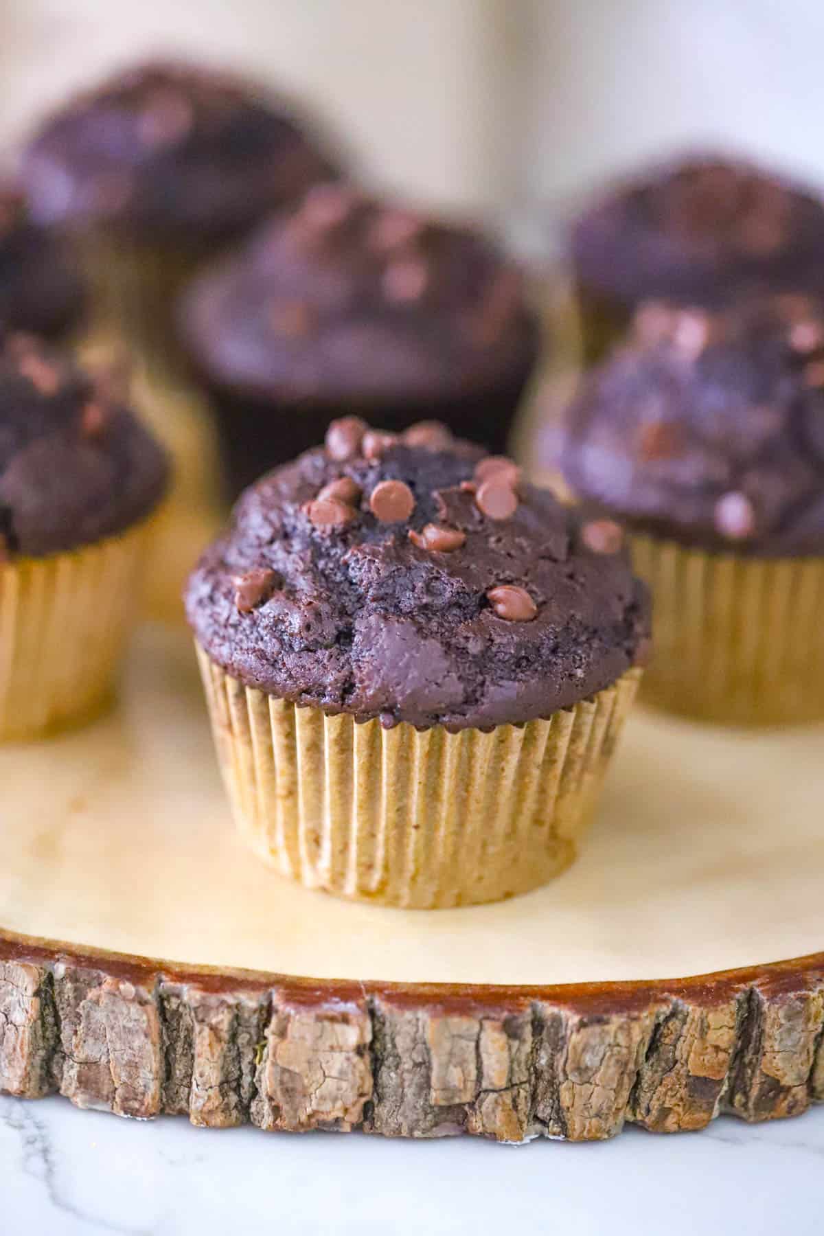 Ultra Chocolate Chai Muffins (Small Batch, Bakery‑Style Domes)