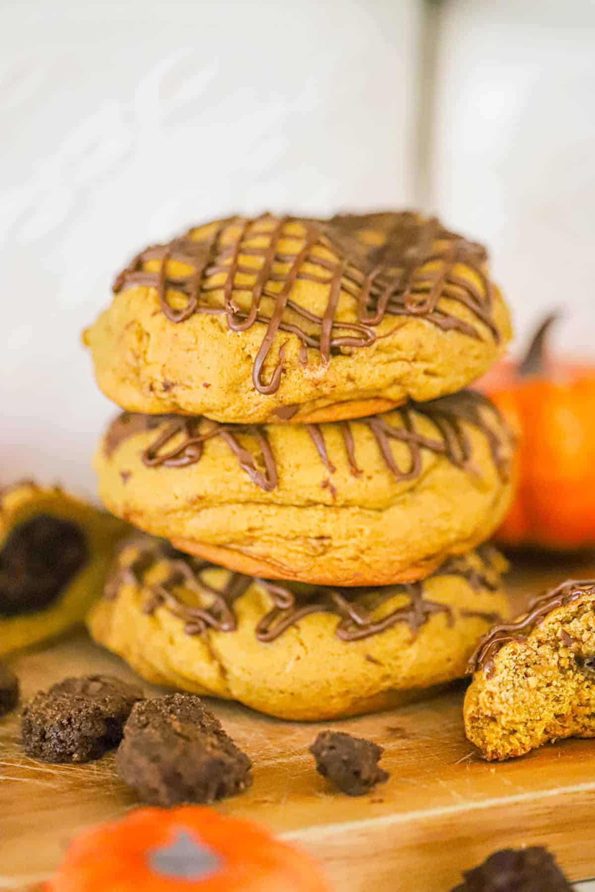 Pumpkin Spice Latte Brownie Stuffed Cookies (Bakery‑Style Jumbo)